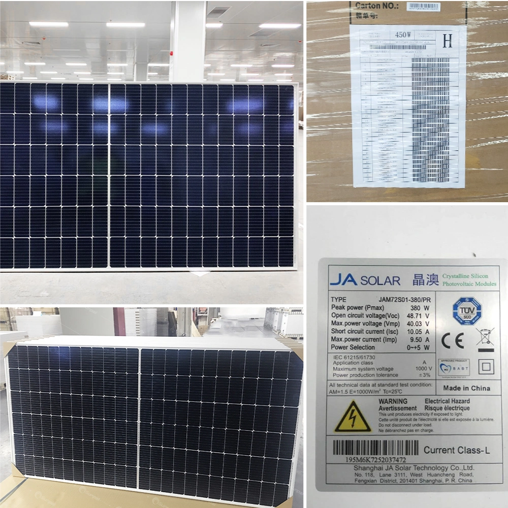 Ja Outdoor Lights Solar Panels Jam72D40 MB 565W 575W 585W Xuzhou Thin Film Solar Module Panels