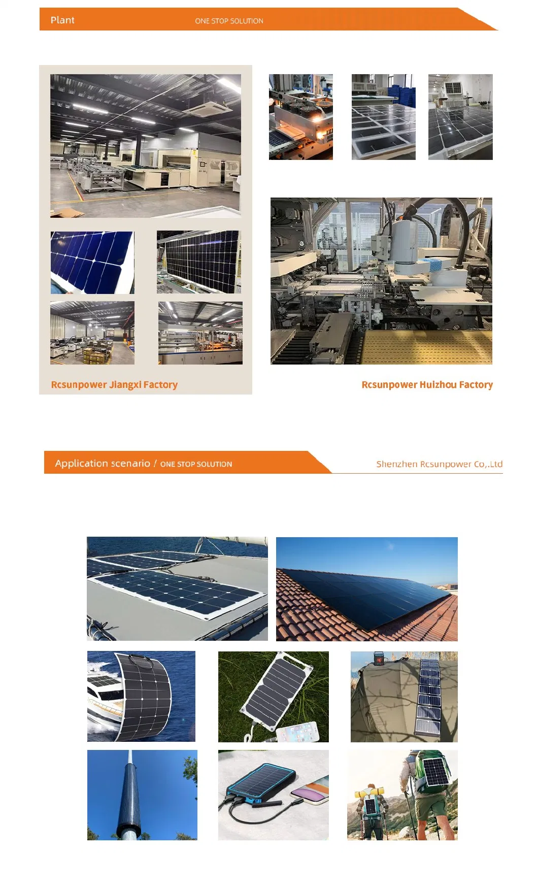 100W Flexible Solar Panel for Dining Car and Schooner