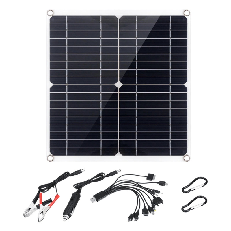 Mono PV Flexible 6W 10W 12W 14W 20W 40W Solar Panel for Charge / Hiking / Mobile