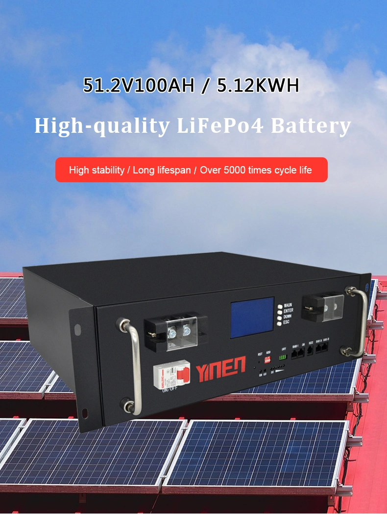 Built-in Smart BMS 48V 100Ah lifepo4 cells rechargeable lipo Lithium lithium ion batteries energy storage battery