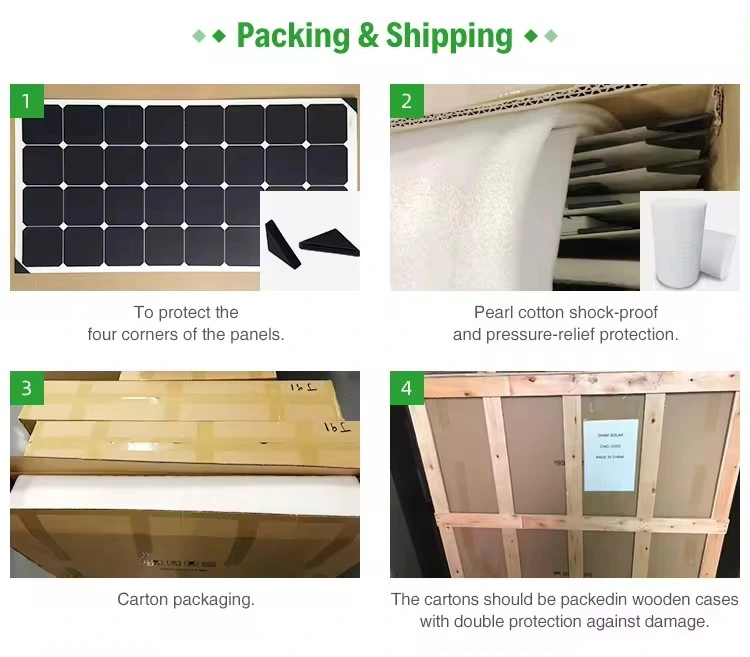 Camping Monocrystalline Energy Precio 12V 20W 60W 40W 100W 300W 400W 1000W Cells Power Flexible Solar Panel Costos Vendors