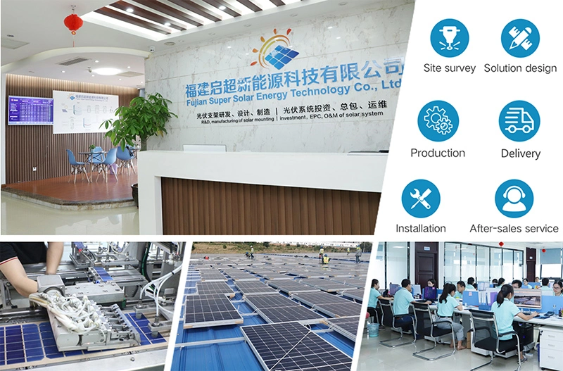 Easy Installation Solar Panel Flat Roof Mounting System Solar Panel Structures Adjustable Solar Balcony Mounting System