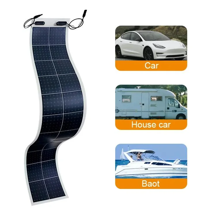 12V 30W 40W 50W Mini Portable Strip Shap Flexible Solar Panel