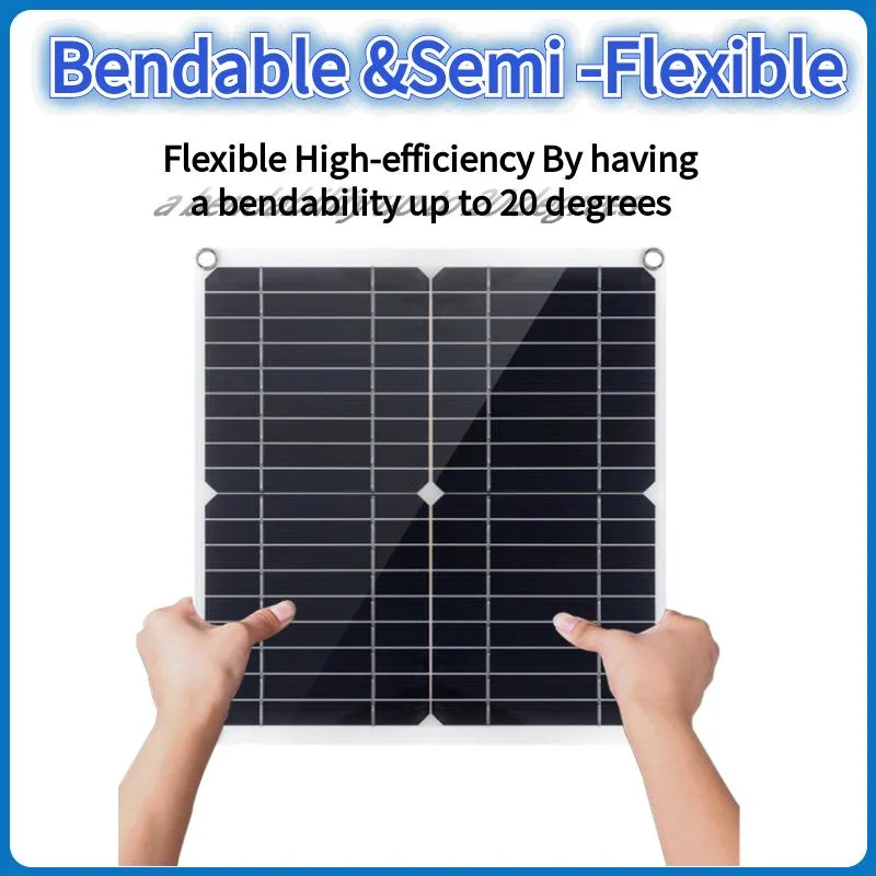 Mono PV Flexible 6W 10W 12W 14W 20W 40W Solar Panel for Charge / Hiking / Mobile