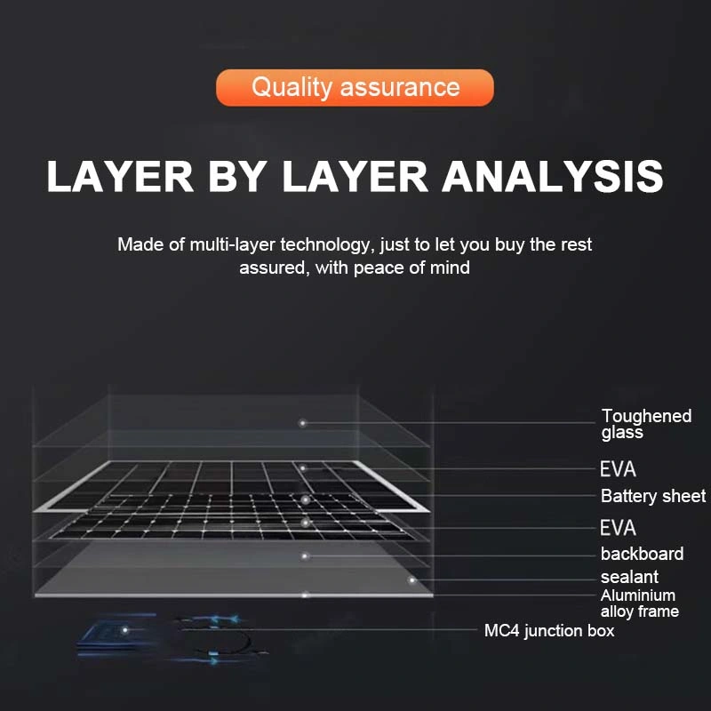 Camping Monocrystalline Energy Precio 12V 100W 300W 400W 1000W Cells Power Flexible Solar Panel