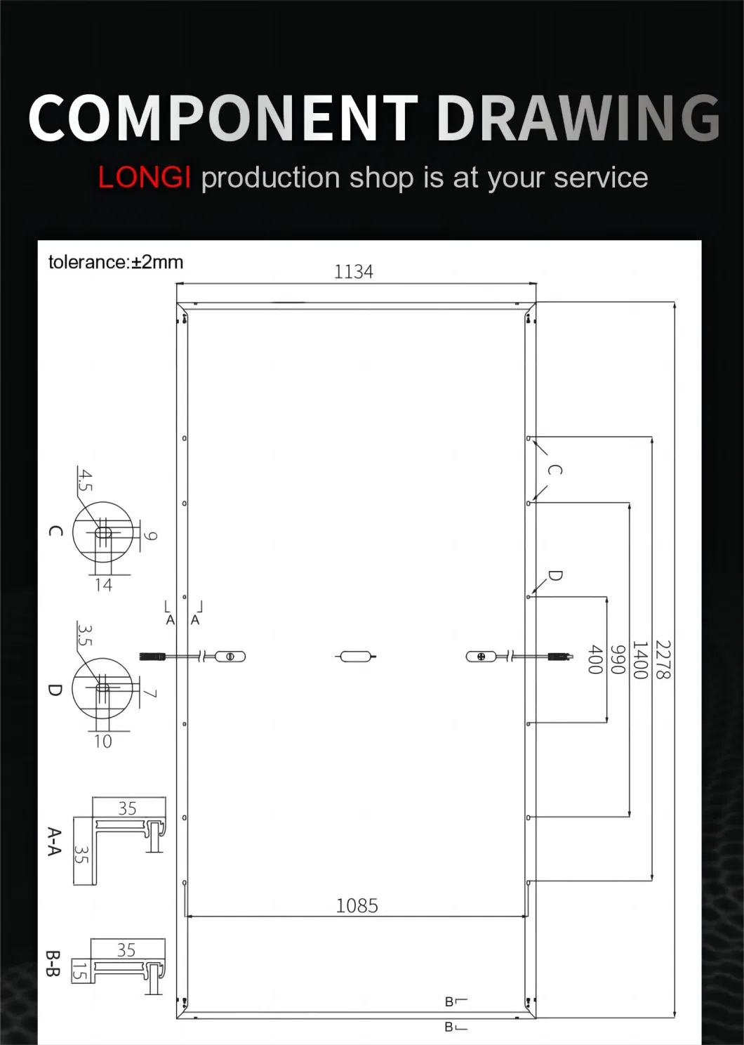 Longi Himo 6 Lr5-72hth 570W 575W 580W Half Cell 182mm Solar Panel for Solar System