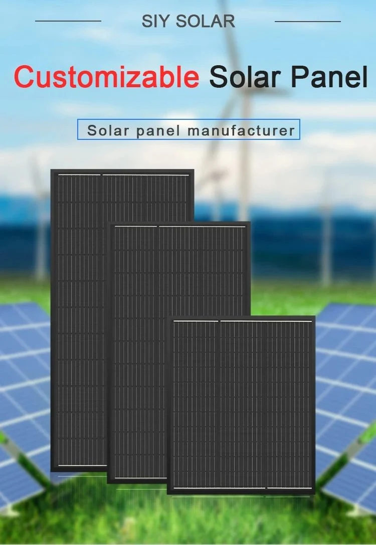 Overseas Warehouse Us EU Free Shipping Balcony Solar Panels 400W 410W All Black Mono Half Cell Solar Energy for Home Use