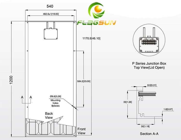 50W 100W 150W 200W 250W Solar Module 330W 340W 350W Mono Photovoltaic Solar Panel