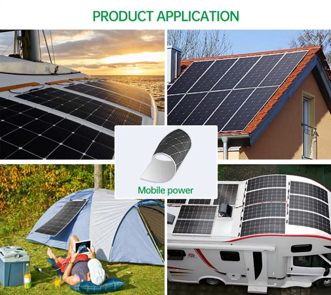 High Quality Flexible Solar Panel 120W Super Thin Solar Panel Lightweight Solar Panel