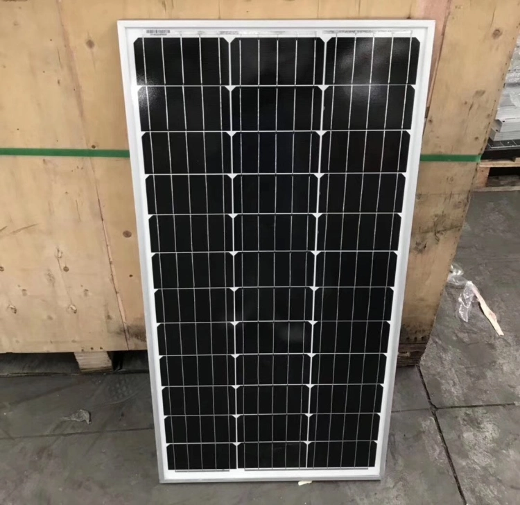 12V Mono Crystalline Material Photovoltaic Solar Panel Mono 90W 95W 100W PV Panel for Solar Lighting System