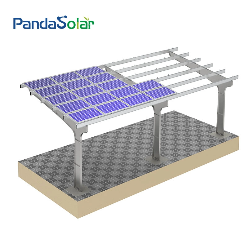 Solar Aluminium Carport Structure System for Carport Solar Panel Installation