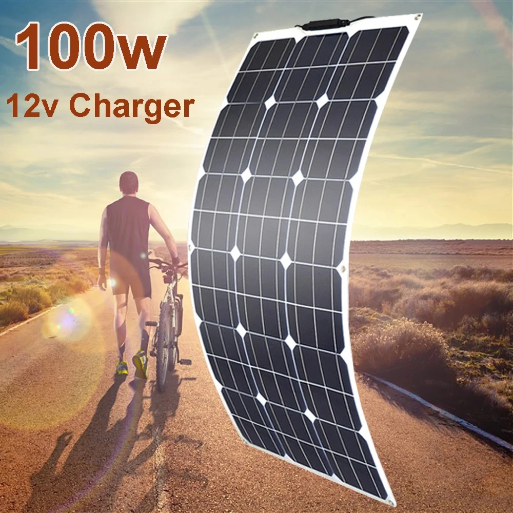 ETFE Flexible Solar Panel 100W 150W 160W 180W 200W 250W 300W 350W 400W 500W 1000W Monocrystalline PV Thin Film Solar Panel