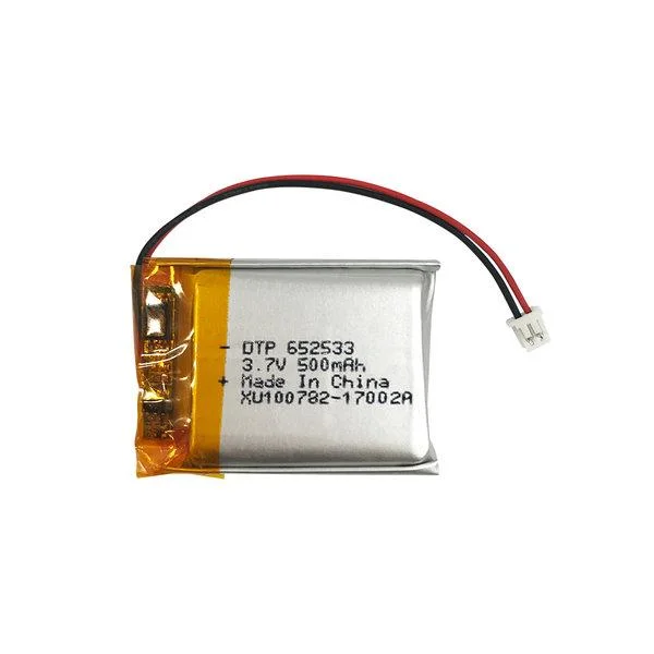 3.7V 500mAh Custom Lithium Polymer Battery 1.85wh Lipo Battery Lithium Ion Battery for Quadcopter