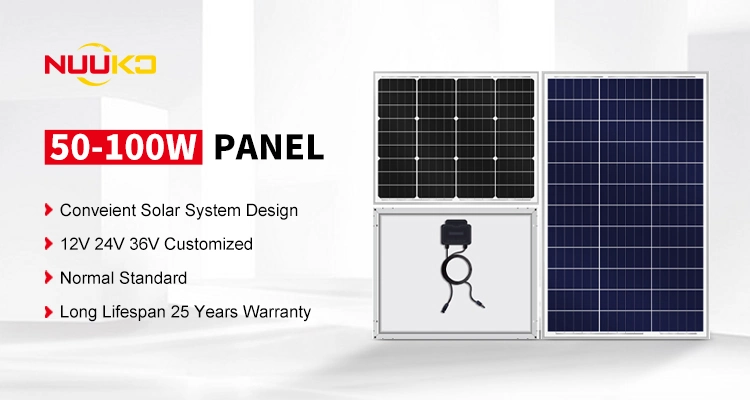 Cheap Price Small Size Mono Module 10W 50W 100W 200W Solar Panel