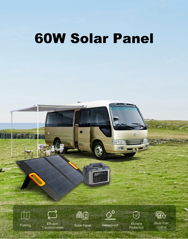 30W 40W 50W 60W 80W 100W 120W 160W 180W 200watt Folding Solar Panel with Stand