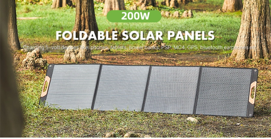 Sunway Custom Outdoor 60W 80W 100W 200W 300W 400W 18V Portable Folding Solar Panel 12V Mono Foldable Solar Panel for Camping