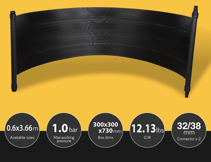 Starmatrix Sp06366 Pool Solar Heating Panel Curve Solar Pool Heater Panel Water Warmer