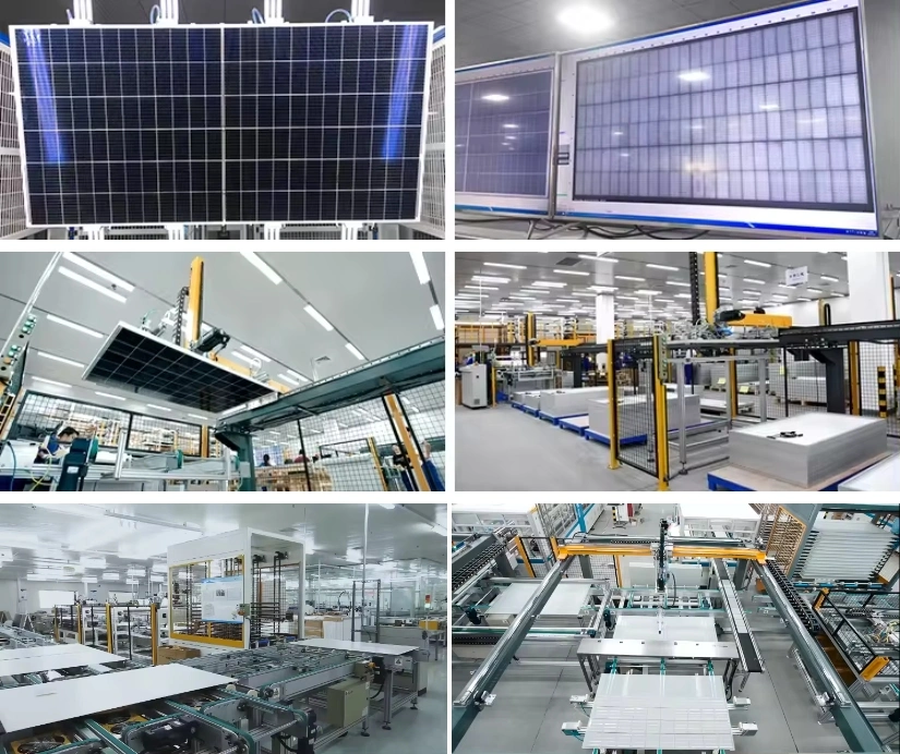 Trina Jinko Tiger Solar PV Module Factory Price 435 440 445 450 455 Watt Mono Half Cell Bifacial Solar Panel