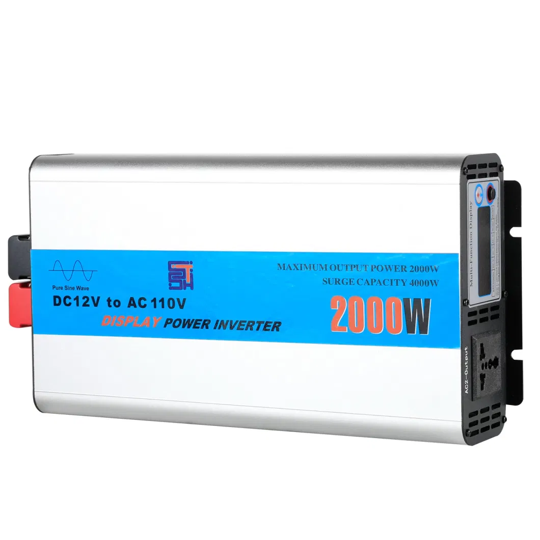 2000W Portable DC to AC 24V 230V Solar Sun Energy Inverter for Home Battery