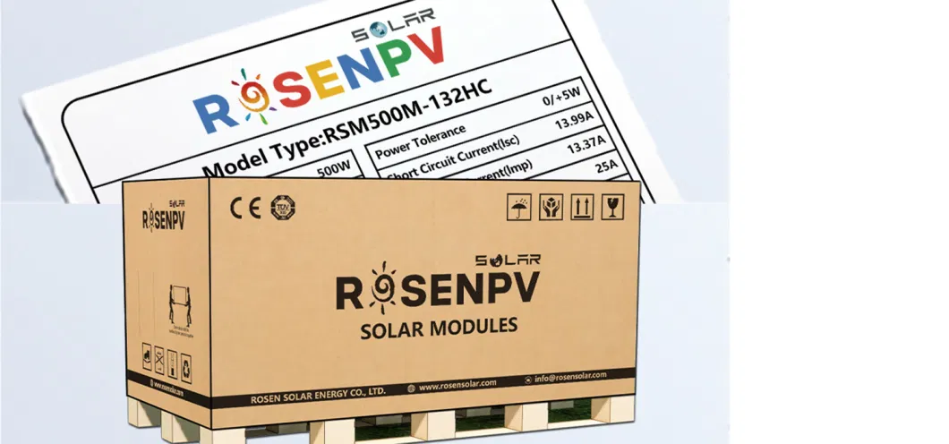 Rosenpv 400W Black Panels EU Stock Warehouse Solar Panel System