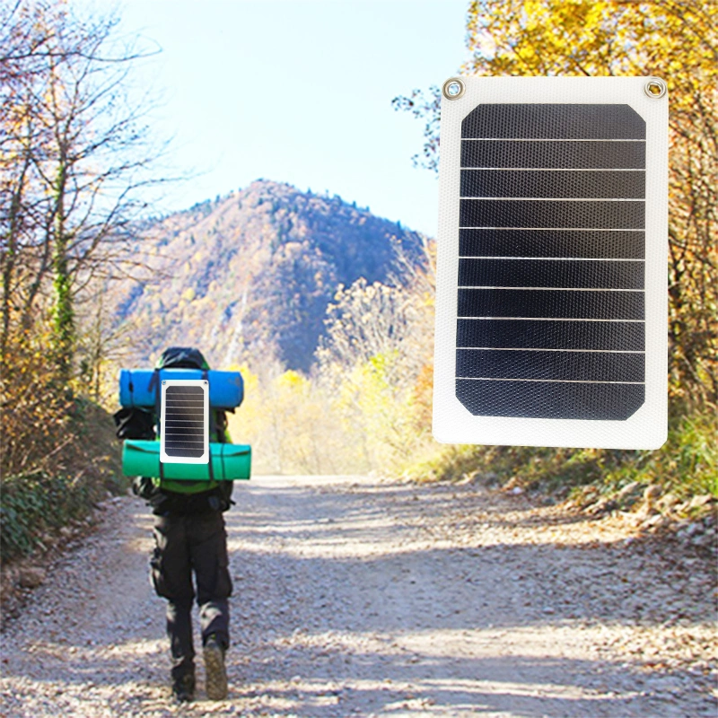 Green Power Energy by Sunlight Pet House Waterproof Solar Panel 5W Portable Mobile Phone Solar Charger