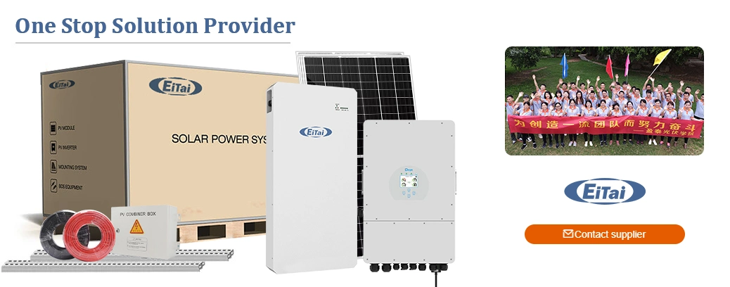 Eitai Panel for Home 8kw Deye Inverter off The Grid Solar System