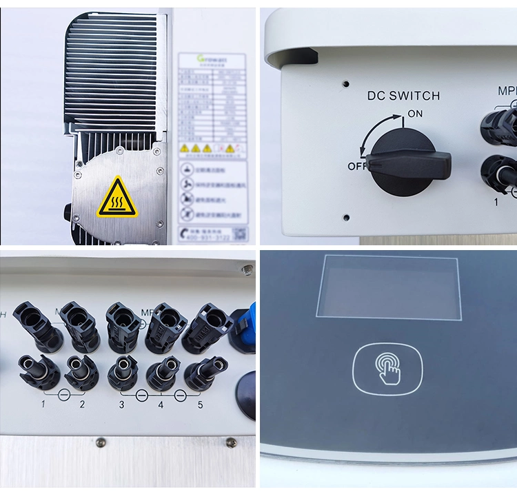 Growatt Sunshine 30kw 50kw 100kw on Grid Tied Solar Panel Inverter