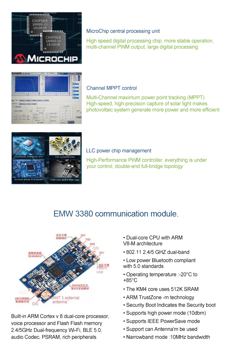 MPPT Micro Grid Connected Inverter 300W 350W 700W 2000W 2400W 2800W Solar Inverters for Solar Photovoltaic System