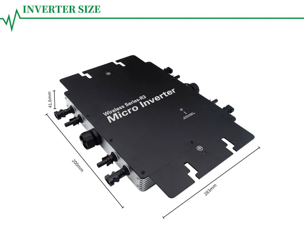 Highly Efficient Small Mini Cell Microinverter for Balcony Solar System