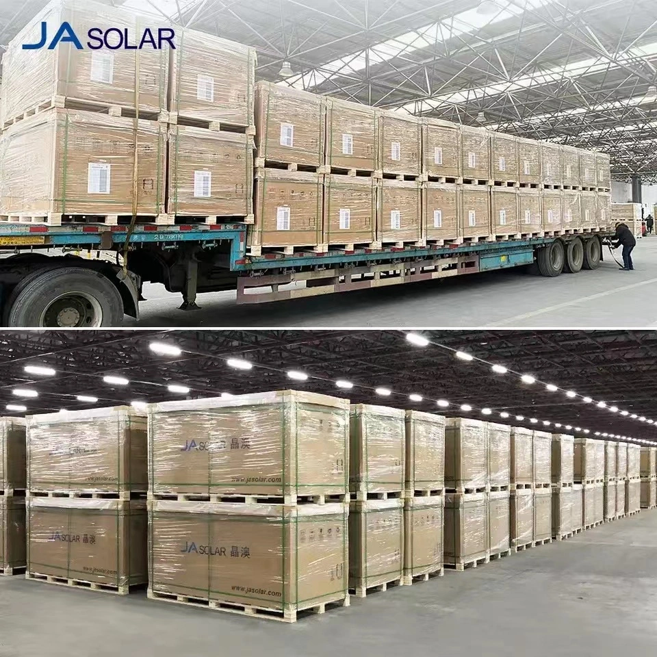 Ja Solar 455W N-Type Bifacial Double Glass High Efficiency Mono Module Jam54D41 Lb 430-455 430W 435W 440W 445W 450W 455W Watt Solar Panel