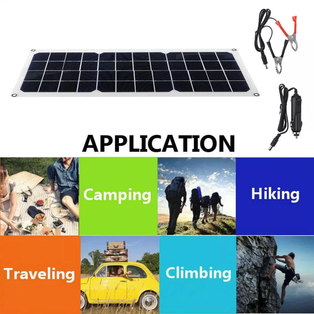 High Conversion Long Service Life 100W Foldable Solar Panel for Portable Power Station and Solar Energy System