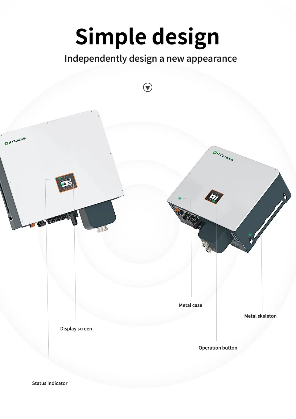 Hyliess Three Phase High Quality Hybrid Inverter on/off Grid 40kw 50 Kw 60kw Solar Panel Solar Power System with Lithium Battery