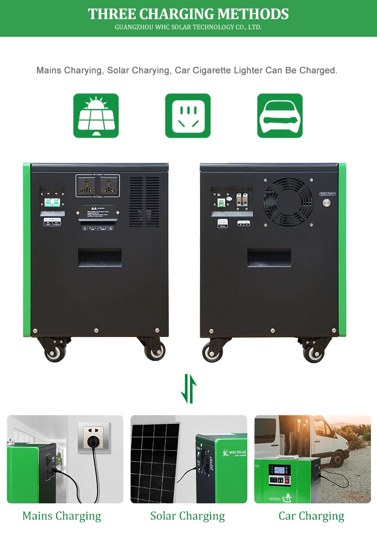 Whc 15kw Home Module Kit Price 10kw 15kw 20kVA 25kw Panel Set 100kw PV Power Solar Energy on Grid Solar Generator System