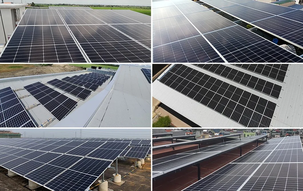 Bifacial Solar Panel Double Glass Mono Perc 540W 545W 550W PV Module Manufacturers Price in China