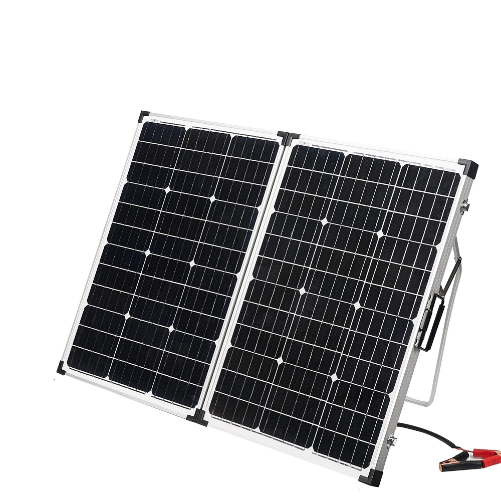 Folding 180W Glass Aluminum Frame Portable Solar Panel Factory