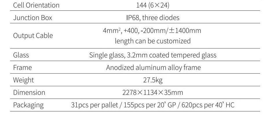 560W Solar Panel PV Module for Solar Power System