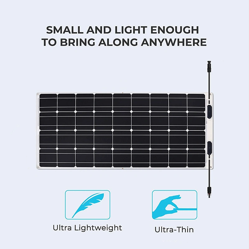 High Conversion Long Service Life 100W Foldable Solar Panel for Portable Power Station and Solar Energy System