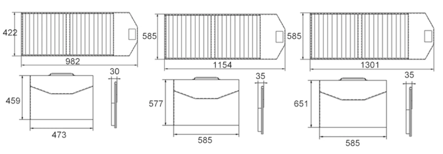 Sunway High Conversion Long Service Life 100W Foldable Solar Panel for Portable Power Station and Solar Energy System