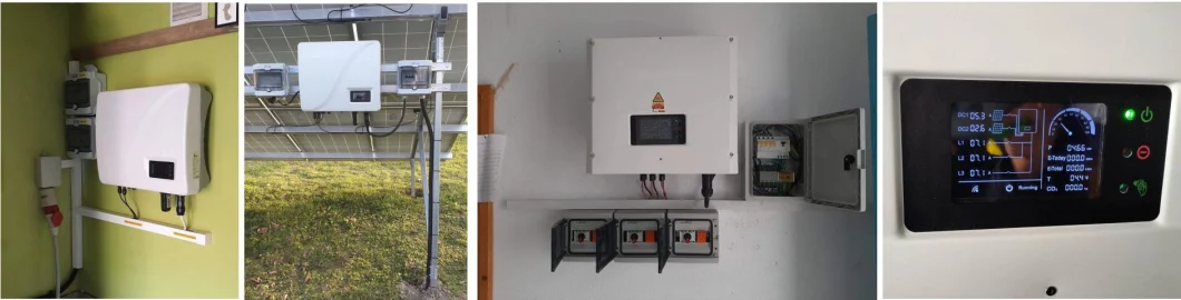 6kw 8kw10kw WiFi DC Switch on Grid Solar Energy System High Efficiency Tied Solar Inverters