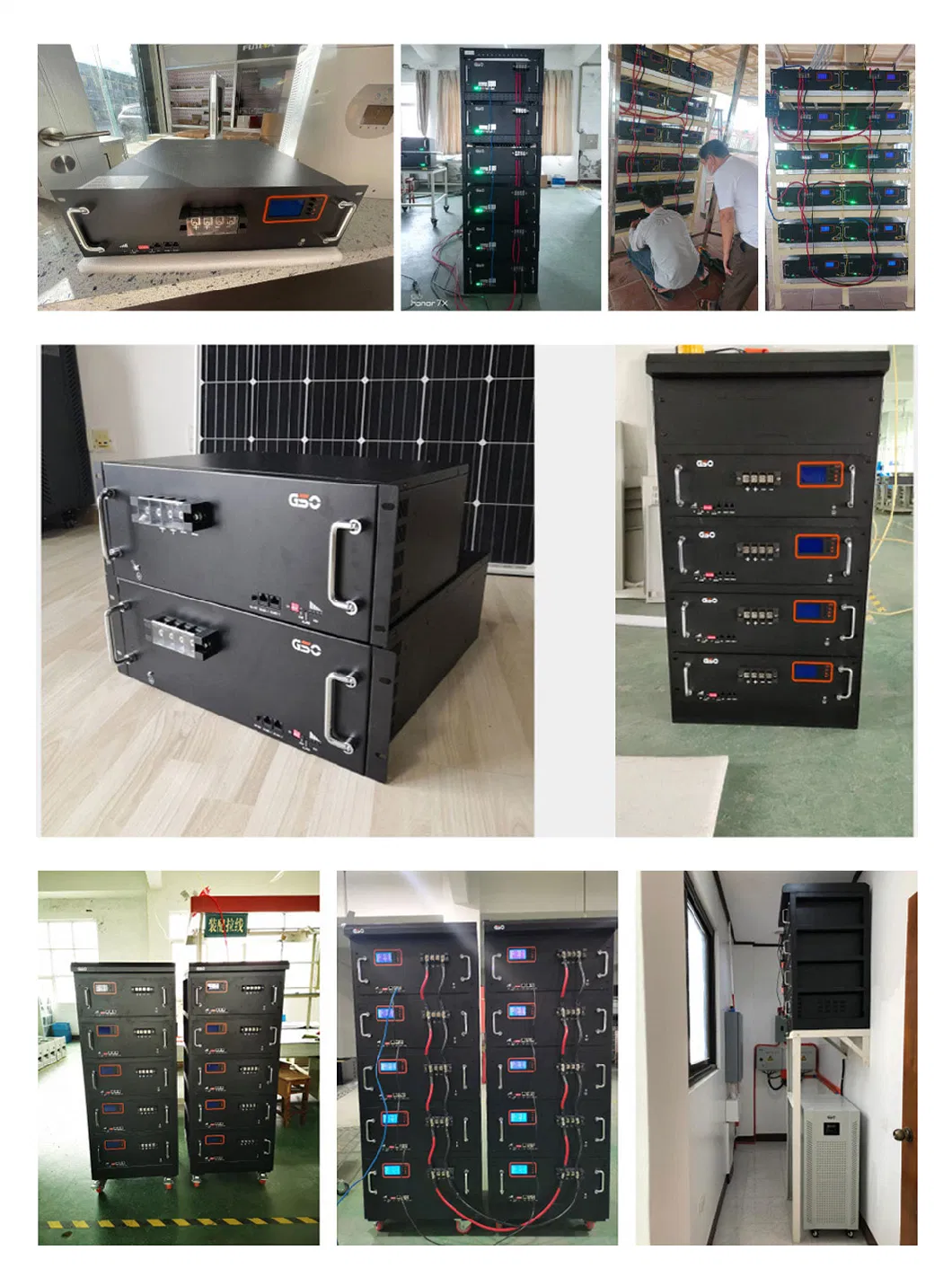 New Solar Rechargeable 48V 96V 384V 512V LiFePO4 Lithium Ion Battery 200ah Solar Panel Deep Cycles Lithium High Voltage Battery BMS