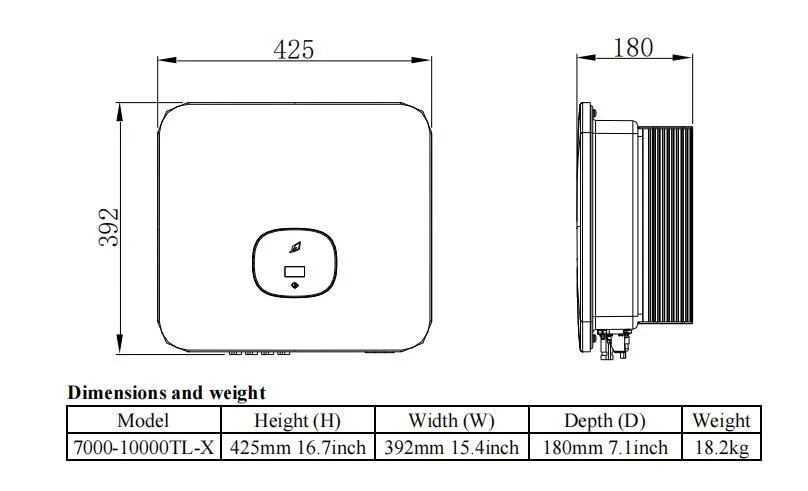 Panel 2000W 100 Kw 30 Kw 50 Kw 2000W Solar Inverter