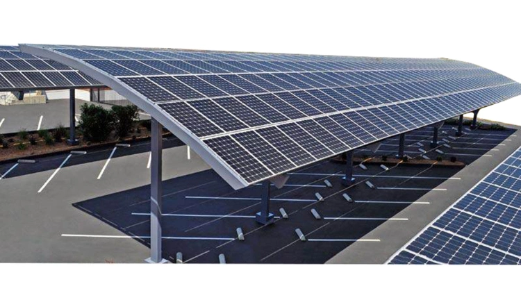 Full Installation Solar Panels Solar Carport Mounting Racking System