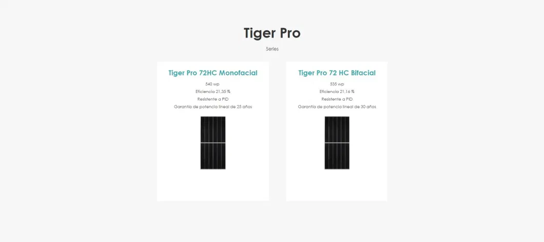 Jinko Tiger PRO 72 Hc Bifacial Wholesale Poly PV Fold Flexible Black Monocrystalline Polycrystalline Photovoltaic Module Mono Solar Energy Power Cell Panel