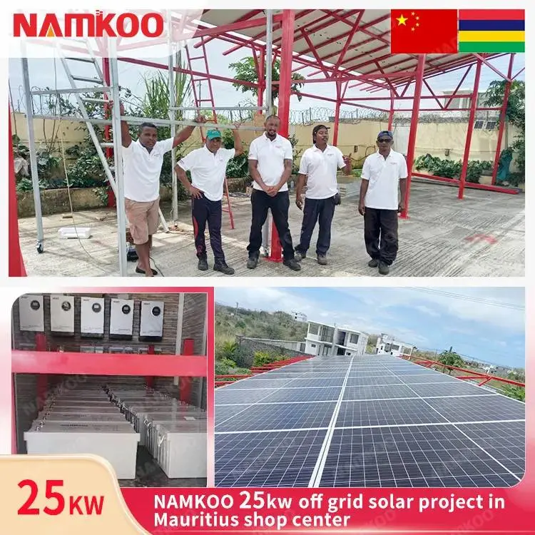 Namkoo Solar Panel on Grid Solar System 30/40/50/60kw Complete Package Kit Solar Power System