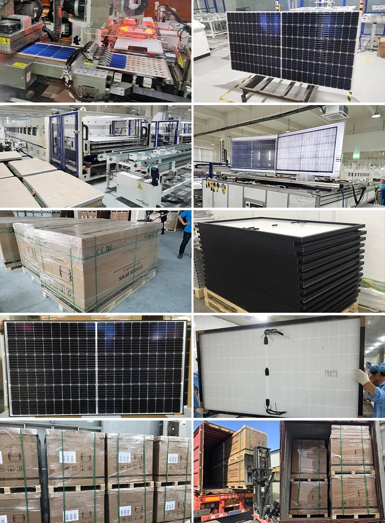 Half-Cut Perc Mono 450W-650W Solar Panel for Solar System Mono Solar Panel