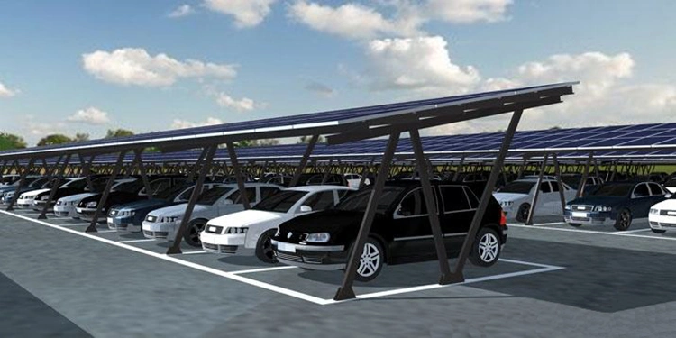 Full Installation Solar Panels Solar Carport Mounting Racking System