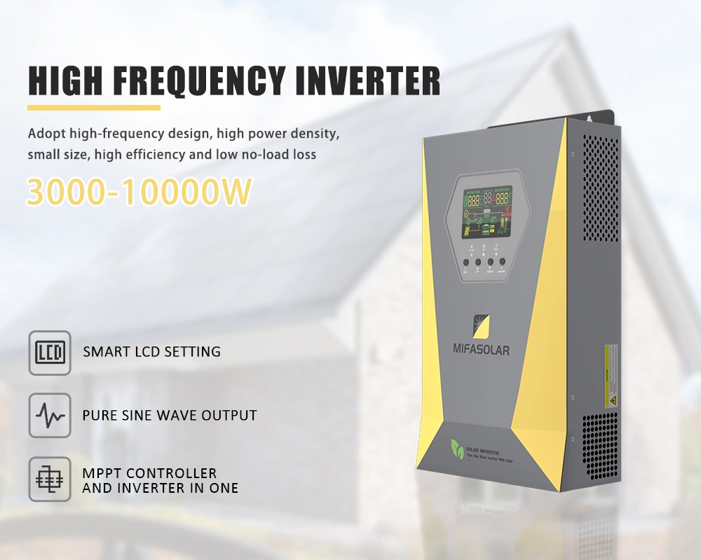 High Frequency Solar Hybrid Inverter 10 Kw Inverter