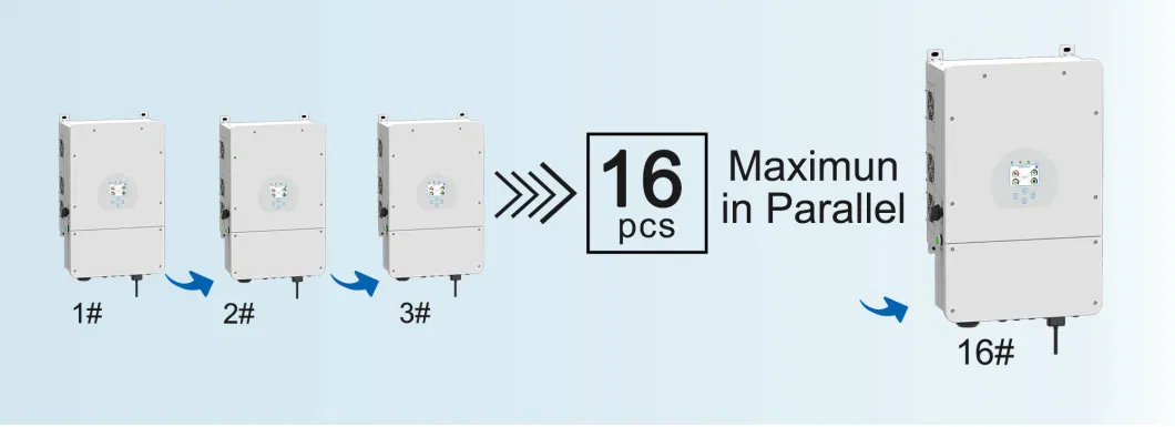 Deye 48 Volt 8 Kw Solar Power Hybrid Inverter EU Single Phase