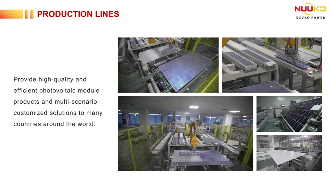 Nuuko N-Type Solar Panels 565W 570W 575W 580W 585W Topcon PV Modules