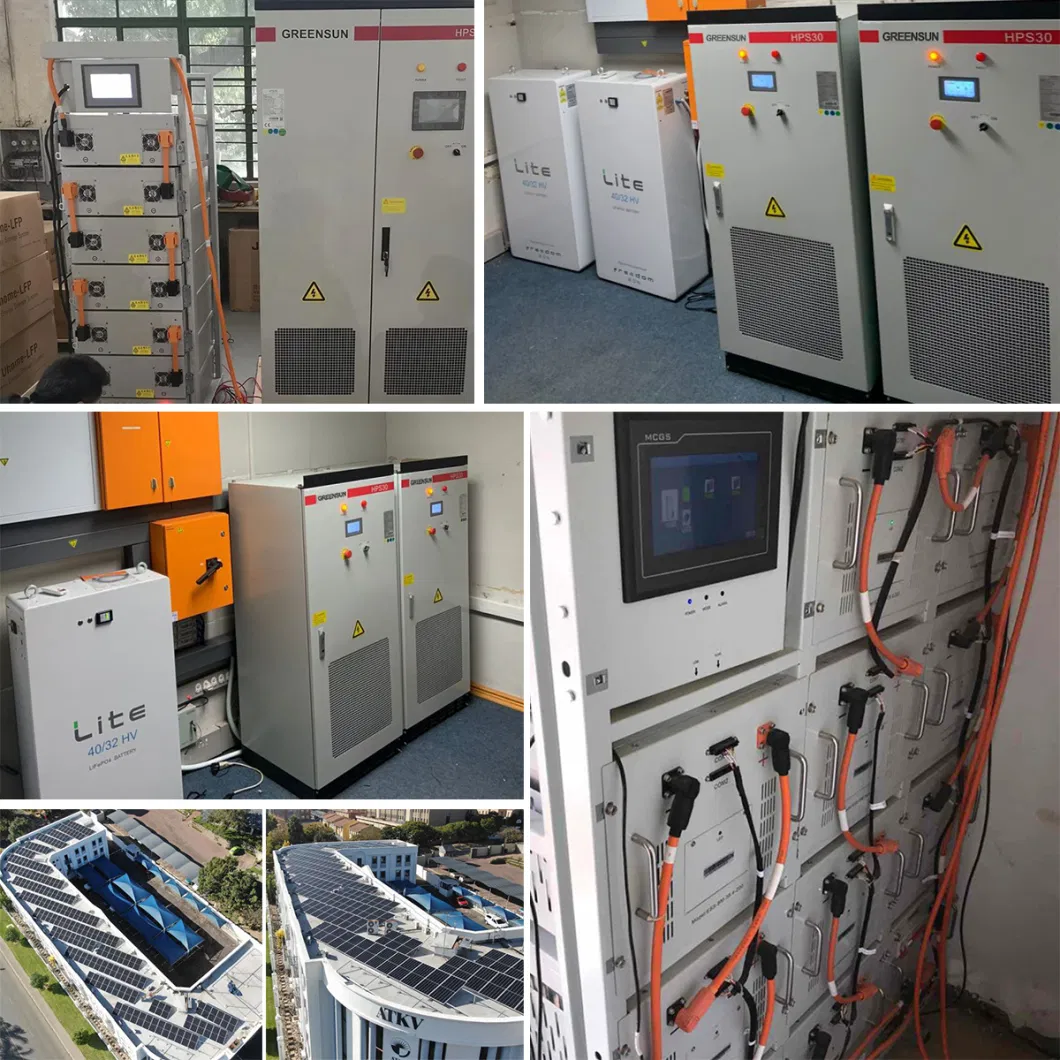 Atess Hybrid Inverter HPS 30kw 50kw 100kw 120kw 150kw 3 Phase 380V Solar Panel System Inverter for Industrial Use